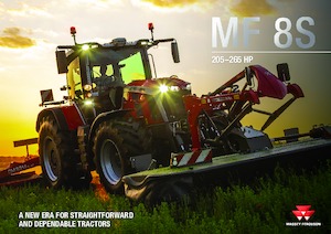 4WD ट्रैक्टर Massey Ferguson MF 8S.205 