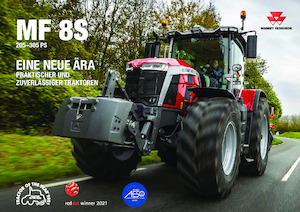 4WD ट्रैक्टर Massey Ferguson MF 8S.285 