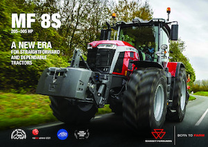 4WD ट्रैक्टर Massey Ferguson MF 8S.285 