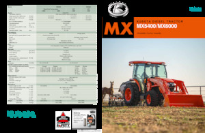4WD ट्रैक्टर Kubota MX5400