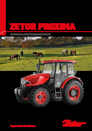4WD ट्रैक्टर Zetor Proxima CL 110