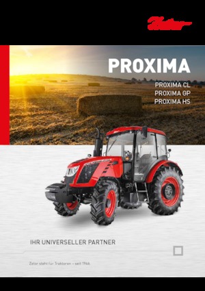 4WD ट्रैक्टर Zetor Proxima HS 110