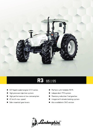 4WD ट्रैक्टर Lamborghini R3.80