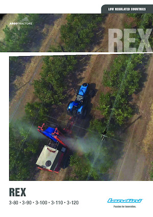 4WD ट्रैक्टर Landini Rex 3-100 G 