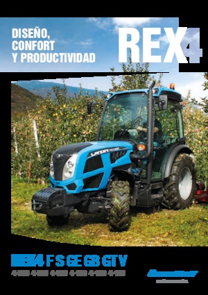4WD ट्रैक्टर Landini Rex DT 4-100F