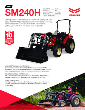 4WD ट्रैक्टर Yanmar SM240H