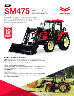 4WD ट्रैक्टर Yanmar SM475