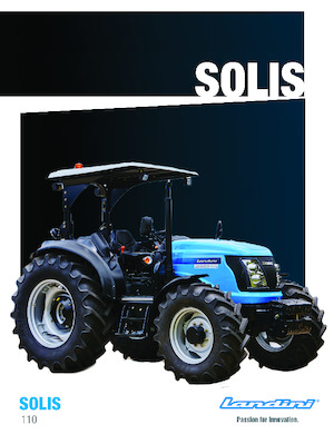 4WD ट्रैक्टर Landini Solis 110