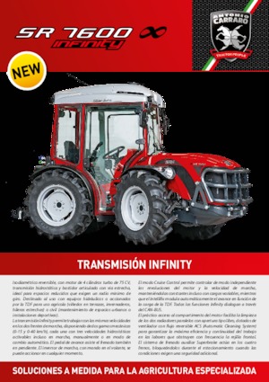 4WD ट्रैक्टर Carraro SR 7600 Infinity