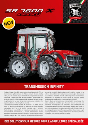 4WD ट्रैक्टर Carraro SR 7600 Infinity