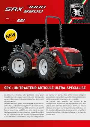 4WD ट्रैक्टर Carraro SRX 7800