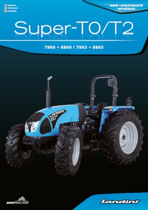 4WD ट्रैक्टर Landini Super 8860 