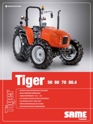 4WD ट्रैक्टर SAME Tiger 70