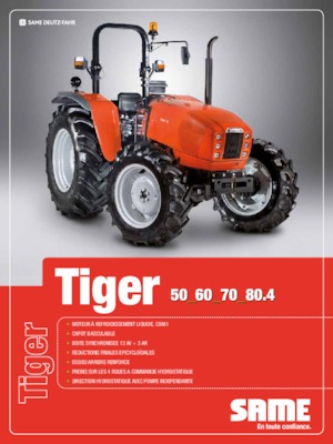 4WD ट्रैक्टर SAME Tiger 70