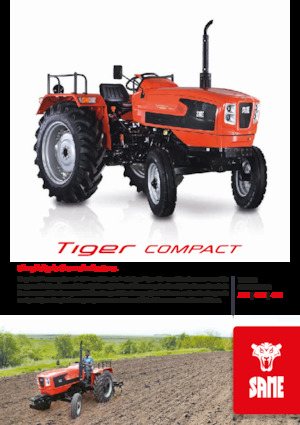4WD ट्रैक्टर SAME Tiger Compact 35 E