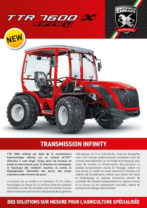 4WD ट्रैक्टर Carraro TTR 7600 Infinity
