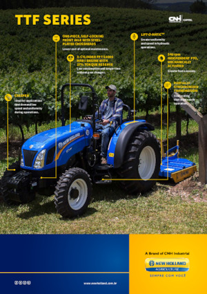 4WD ट्रैक्टर New Holland TT55F
