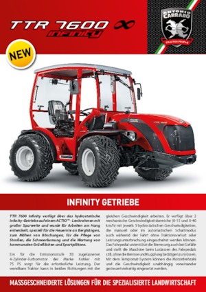 4WD ट्रैक्टर Carraro TTR 7600 Infinity
