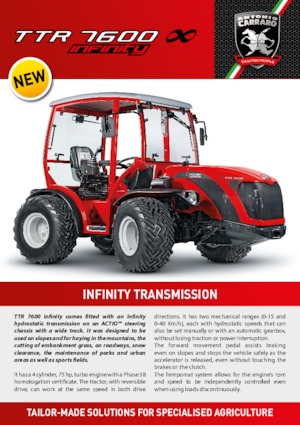 4WD ट्रैक्टर Carraro TTR 7600 Infinity