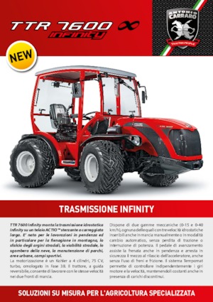 4WD ट्रैक्टर Carraro TTR 7600 Infinity