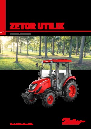 4WD ट्रैक्टर Zetor Utilix CL 45
