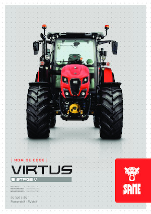 4WD ट्रैक्टर SAME Virtus 135 