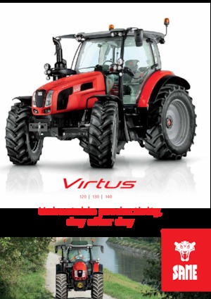4WD ट्रैक्टर SAME Virtus 120
