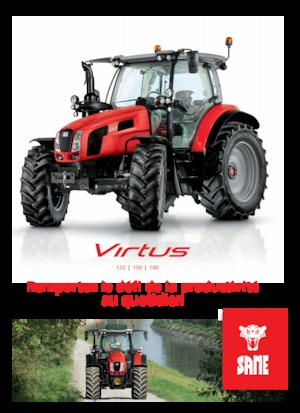 4WD ट्रैक्टर SAME Virtus 120