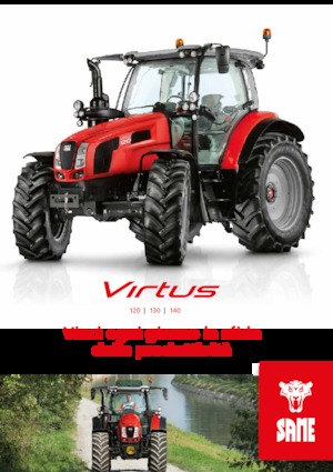 4WD ट्रैक्टर SAME Virtus 120