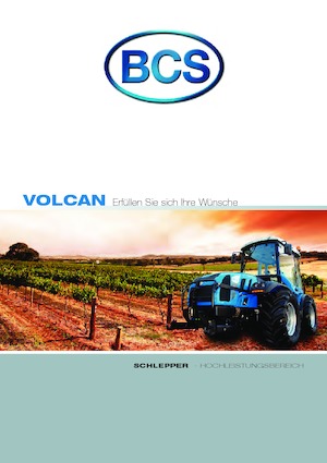 4WD ट्रैक्टर BCS Volcan 850 DS