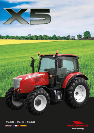 4WD ट्रैक्टर McCormick X5.100 Efficient