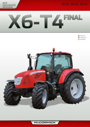 4WD ट्रैक्टर McCormick X6.45