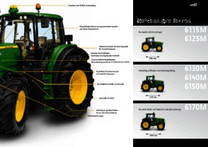 4WD ट्रैक्टर John Deere 6130 M Plus