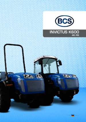 4WD ट्रैक्टर BCS Invictus K600 AR