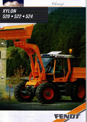 4WD ट्रैक्टर Fendt Xylon 524