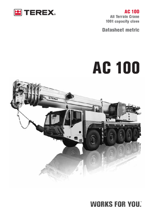 ऑल-टेरेन क्रेन Terex-Demag AC 100 (10x6x8)