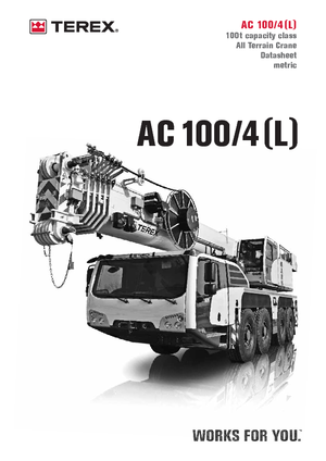 ऑल-टेरेन क्रेन Terex-Demag AC 100/4 (8x6x8)