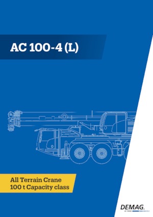 ऑल-टेरेन क्रेन Demag AC 100-4L