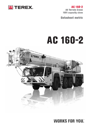 ऑल-टेरेन क्रेन Terex-Demag AC 160-2 (10x8x8)