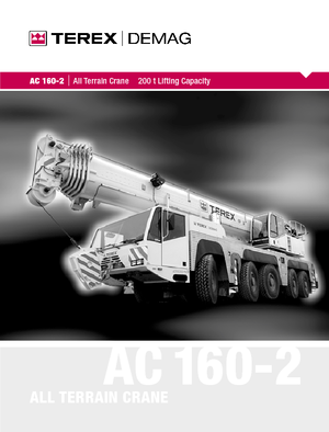 ऑल-टेरेन क्रेन Terex-Demag AC 160-2 (10x8x8)
