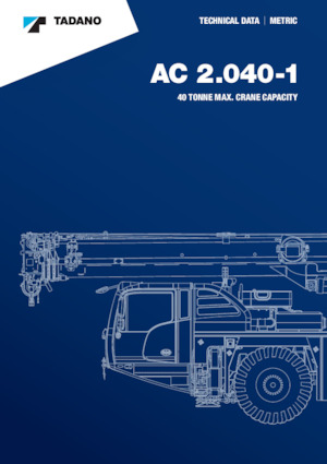ऑल-टेरेन क्रेन Tadano AC 3.055-1