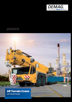 ऑल-टेरेन क्रेन Demag AC 250-6 