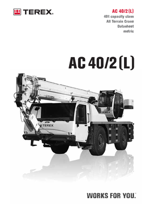 ऑल-टेरेन क्रेन Terex-Demag AC 40/2 (4x4x4)