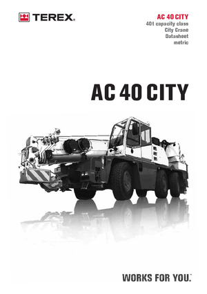 ऑल-टेरेन क्रेन Terex-Demag AC 40 City (6x4x6)