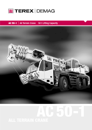 ऑल-टेरेन क्रेन Terex-Demag AC 50-1 (6x6x6)