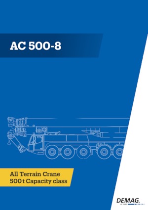 ऑल-टेरेन क्रेन Demag AC 500-8