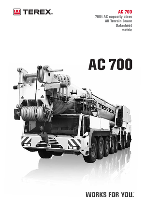 ऑल-टेरेन क्रेन Terex-Demag AC 700 (18x8x16)