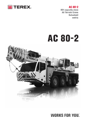ऑल-टेरेन क्रेन Terex-Demag AC 80-2 (8x6x8)
