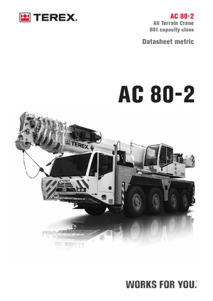 ऑल-टेरेन क्रेन Terex-Demag AC 80-2 (8x6x8)