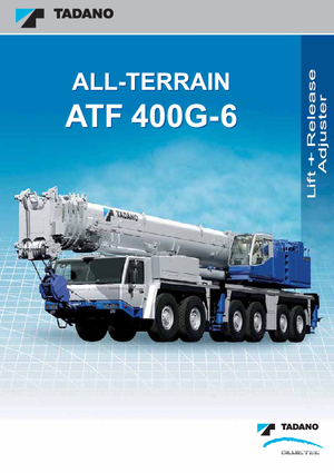 ऑल-टेरेन क्रेन Tadano ATF400G-6 
